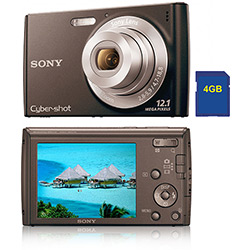 Câmera Digital Sony Cyber Shot DSC-W510 12.1MP C/ 4x Zoom Óptico Memory Stick 4GB Preta é bom? Vale a pena?