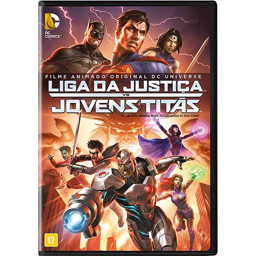 DVD Liga da Justiça VS Jovens Titãs - Filme Animado Original DC Universe é bom? Vale a pena?