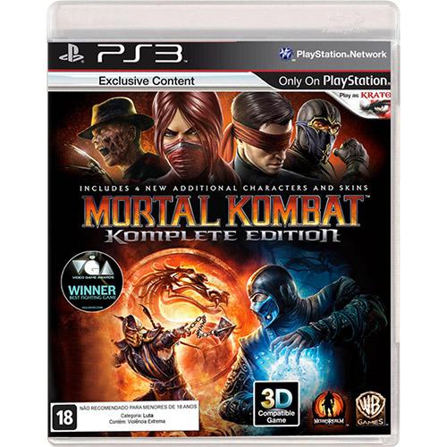 Game - Mortal Kombat - Komplete Edition - PS3 é bom? Vale a pena?