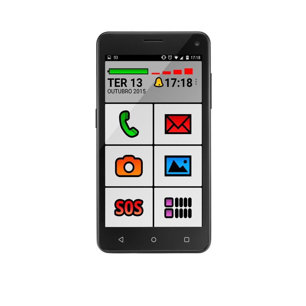 Smartphone Multilaser P9015 Ms50 Senior Phone Quadcore Dual Chip Android Lollipop 5 Preto é bom? Vale a pena?