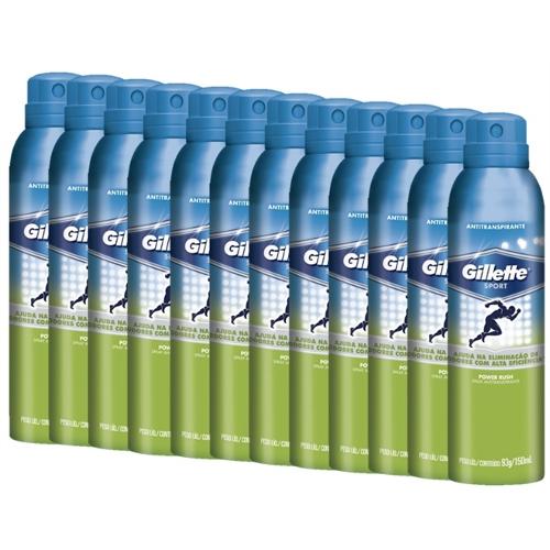 12 Desodorantes Antitranspirante Gillette Power Rush 93g é bom? Vale a pena?