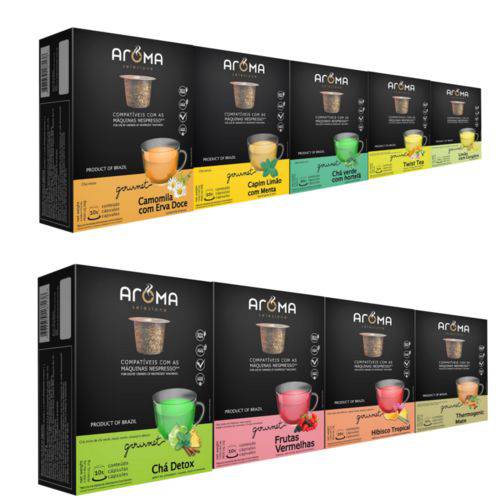 120 Cápsulas para Nespresso Kit Degustação Chá - Aroma Selezione é bom? Vale a pena?