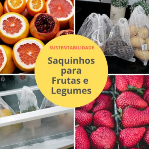 10 Saquinhos Sustentáveis Reutilizáveis para Frutas, Legumes e Verduras para Utilizar no Mercado Estilo Ecobags é bom? Vale a pena?