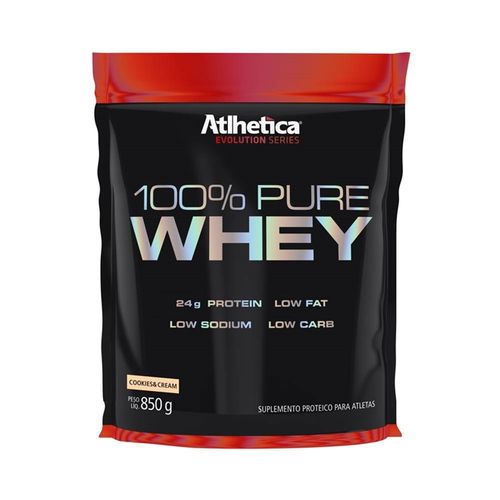100% Pure Whey 850g Refil - Cookies - Atlhetica Nutrition é bom? Vale a pena?