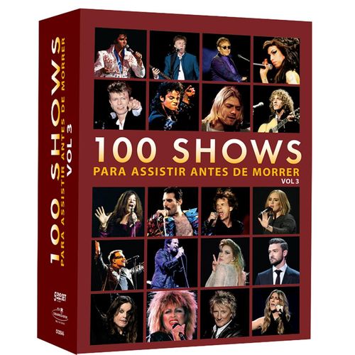 100 Shows para Assistir Antes de Morrer - Vol. 3 - Box com 5 DVD é bom? Vale a pena?