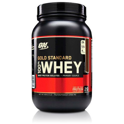 100% Whey Protein Gold Standard (2LBS/909g) - Optimum Nutrition é bom? Vale a pena?