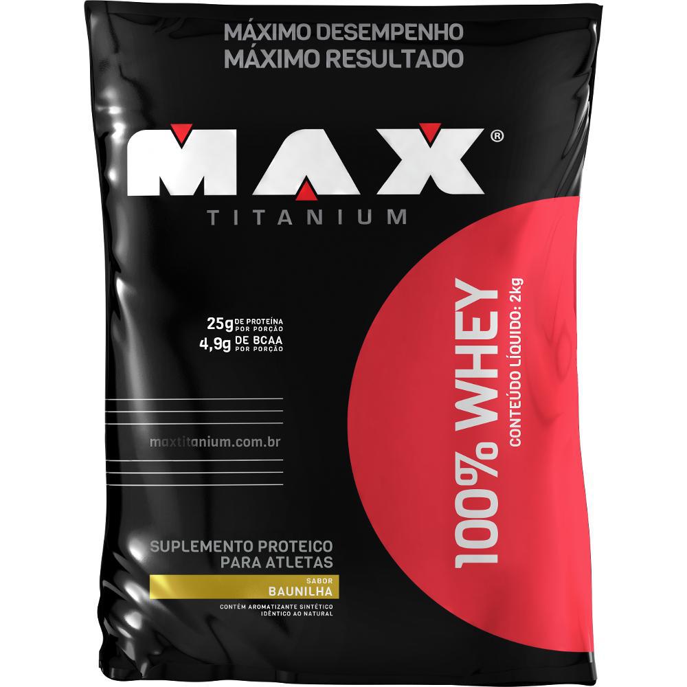 100 Whey Refil - Max Titanium (2kg)-Chocolate é bom? Vale a pena?