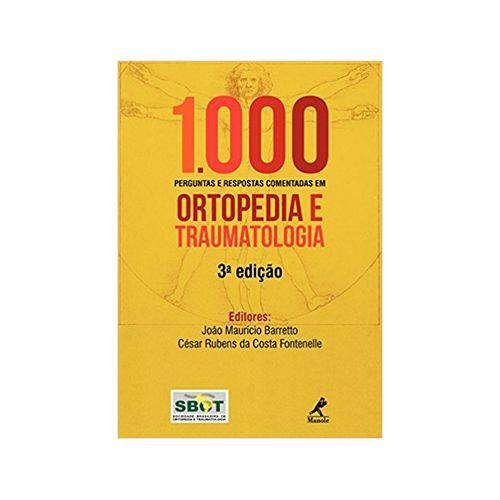 1000 Perguntas e Respostas Comentadas em Ortopedia e Traumatologia 3EDIÇÃO é bom? Vale a pena?