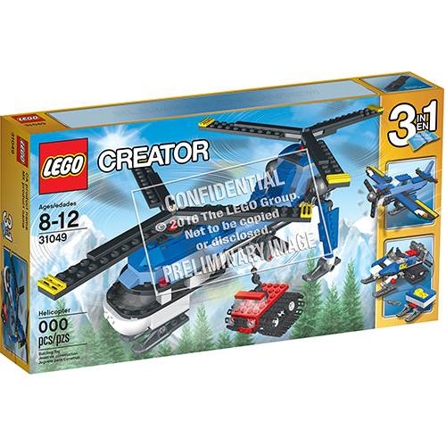 31049 - LEGO Creator - Helicóptero de Duas Hélices é bom? Vale a pena?