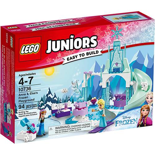 10736 - LEGO Juniors - o Pátio de Recreio Gelado de Anna e Elsa é bom? Vale a pena?