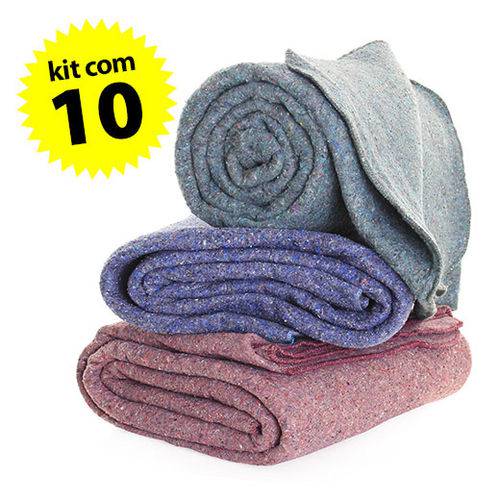 10pç Cobertor Casal 180x210cm Corta Febre Popular para Doação é bom? Vale a pena?