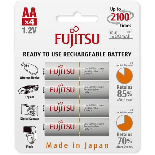 4 Pilhas Aa Recarregáveis 2100x da Fujitsu Standard (Eneloop) com 2000 MAh é bom? Vale a pena?