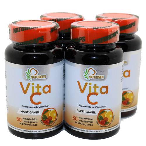 4 Vitamina C Vita C 60 Comprimidos - 8 Meses é bom? Vale a pena?