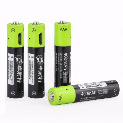 2 / 4pcs Znter S17 1.5 V 400 Mah Usb Recarregável Série Aaa Lipo Polímero Baterias é bom? Vale a pena?