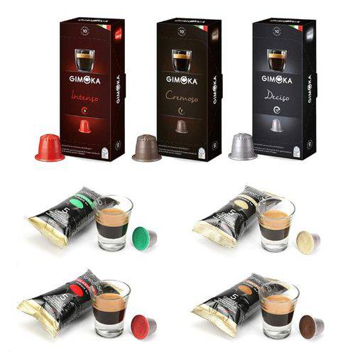 50 Cápsulas de Café para Máquinas Nespresso® - Gimoka / Nero Nobile Sabores é bom? Vale a pena?