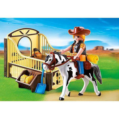 5516 Playmobil Country Cavalo de Rodeio com Cowgirl é bom? Vale a pena?