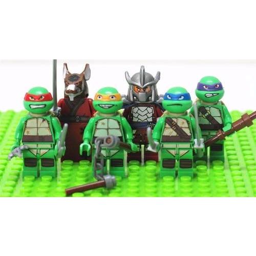 6 Bonecos LEGO Tartarugas Ninjas Compatível é bom? Vale a pena?
