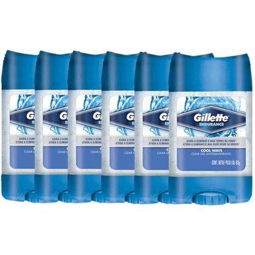 6 Desodorantes Gillette Clear Gel Cool Wave 82g é bom? Vale a pena?