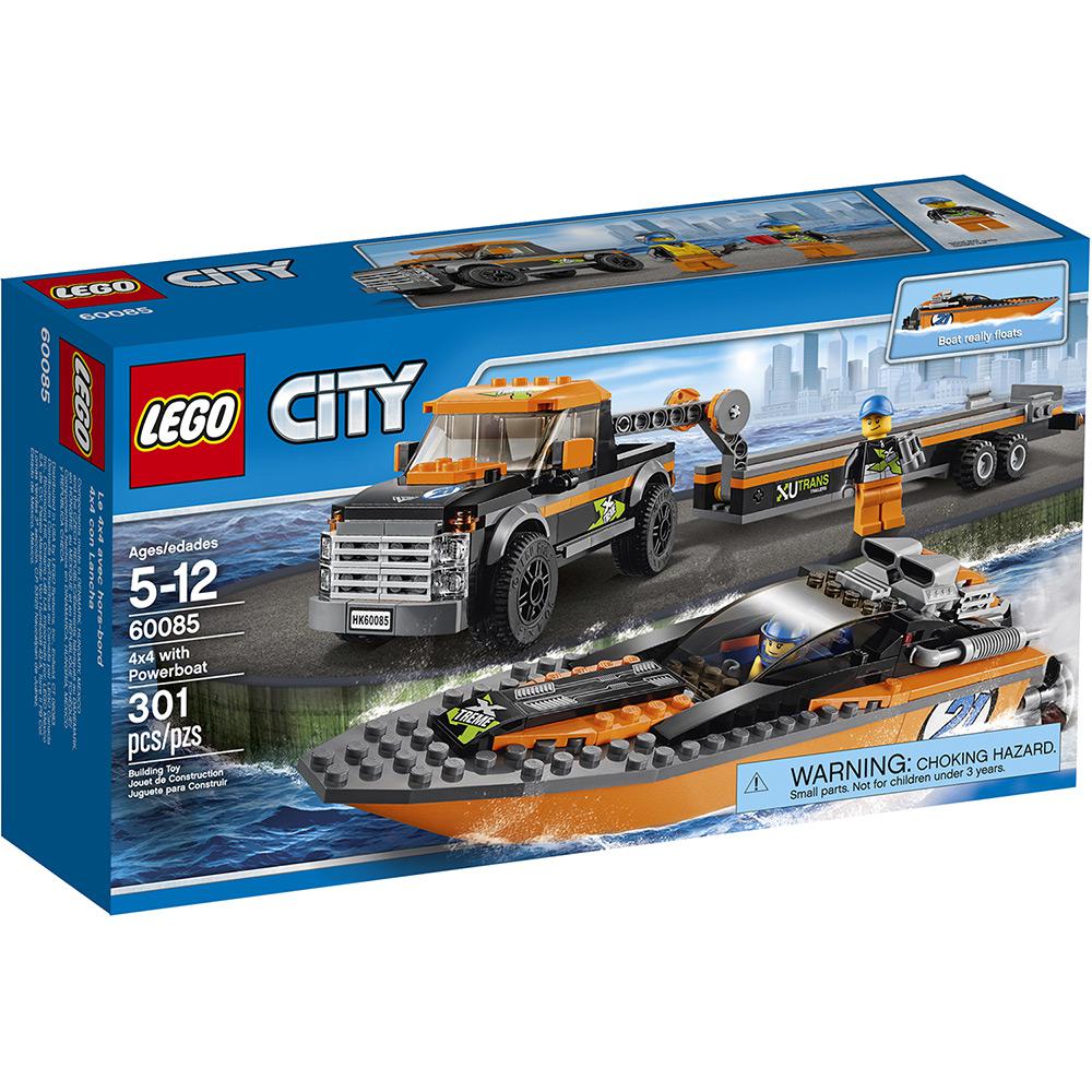 60085 - LEGO City - 4X4 Com Barco a Motor é bom? Vale a pena?
