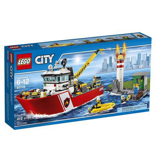 60109 - LEGO City - Barco de Combate ao Fogo é bom? Vale a pena?