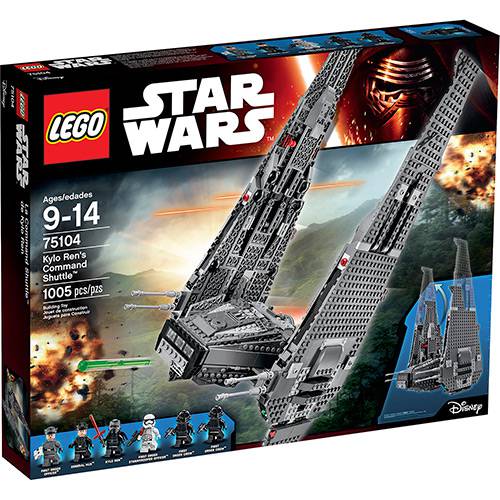 75104 - LEGO Star Wars - Star Wars Command Shuttle de Kylo Ren é bom? Vale a pena?