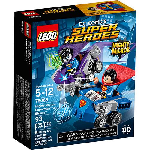 76068 - LEGO Super Heroes - Poderosos Micros: Super-homem Vs Bizarro é bom? Vale a pena?