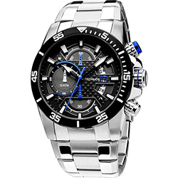 Relógio Technos Masculino Social Prata c/ Azul - OS10DV/1A é bom? Vale a pena?