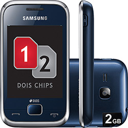 Celular Dual Chip Samsung Rex 60 com TV Digital Azul - Câmera 2MP Memória Interna 80MB e Cartão 2GB é bom? Vale a pena?