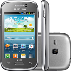 Smartphone Samsung Galaxy Young Duos Dual Chip Desbloqueado Android 4.1 Tela 3.2" 3G Wi-Fi Câmera 3MP 4GB GPS TV Digital - Prata é bom? Vale a pena?