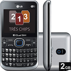 Celular Tri Chip LG Desbloqueado Preto Câmera 2MP 2G Wi-Fi Memória Interna 1GB Cartão 2GB é bom? Vale a pena?