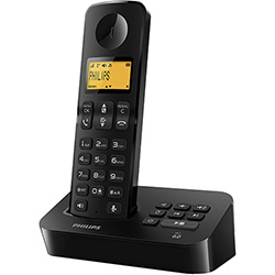 Telefone Sem Fio Philips Preto D2051B/BR Identificador de Chamadas Secretária Eletrônica é bom? Vale a pena?