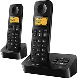 Telefone Sem Fio com Ramal Philips Preto D2052B/BR com Identificador de Chamadas Secretária Eletrônica é bom? Vale a pena?