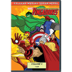 DVD os Vingadores: os Super-Heróis Mais Poderosos da Terra - Volume 4 é bom? Vale a pena?