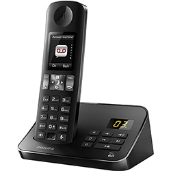Telefone Sem Fio Philips Preto D6051B/BR com Secretária Eletrônica Identificador de Chamadas é bom? Vale a pena?