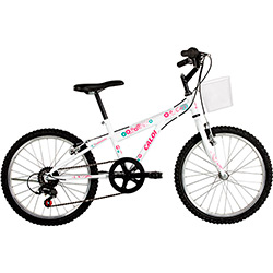 Bicicleta Caloi Ceci Aro 20 Branca e Rosa é bom? Vale a pena?