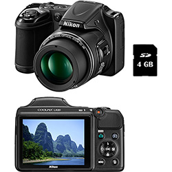 Câmera Digital Nikon Coolpix L820 16MP Zoom Óptico 30x Cartão 4 GB - Preta é bom? Vale a pena?