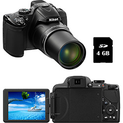 Câmera Digital Semi-Profissional Nikon P520 18MP Zoom Óptico 42x Cartão 4 GB - Preta é bom? Vale a pena?