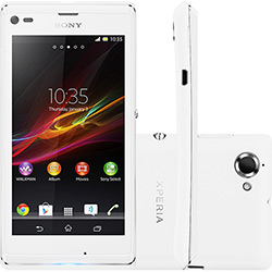 Smartphone Sony Xperia L Branco Android 4.1 3G Câmera 8MP Memória Interna 8GB GPS NFC é bom? Vale a pena?