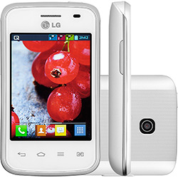 Smartphone Tri Chip LG Optimus L1 II Tri E475 Desbloqueado Branco Android 4.1, 3G, Câmera 2MP, Memória Interna 4GB, GPS é bom? Vale a pena?