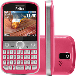 Celular Quadri Chip Philco Phone 230 Desbloqueado Rosa Câmera 1.3 MP MP3 Player Rádio FM Wi Fi Memória Interna 128MB TV é bom? Vale a pena?