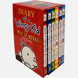 Livro - Diary Of a Wimpy Kid Box Of Books. Volumes 1 - 7 é bom? Vale a pena?