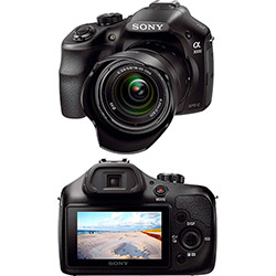 Câmera Digital Sony Alpha 3000K/B 20.1MP C/ Lente SEL 18-55mm é bom? Vale a pena?