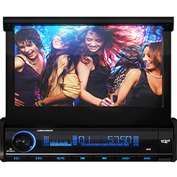 DVD Player Automotivo Aquarius Retrátil DPA 3001 Touch Screen 7" USB é bom? Vale a pena?