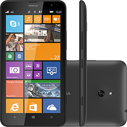 Smartphone Nokia Lumia 1320 Desbloqueado Windows Phone 8 Tela 6" 8GB 4G Wi-Fi Câmera 5MP - Preto é bom? Vale a pena?