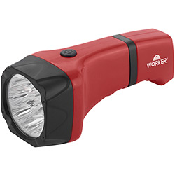 Lanterna 395757 Comfort 9 LEDS Recarregável Vermelho - Worker é bom? Vale a pena?