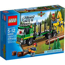 LEGO Caminhão de Transporte de Madeira 60059 é bom? Vale a pena?