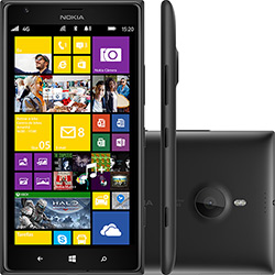 Smartphone Nokia Lumia 1520 Desbloqueado Windows Phone Tela 6" 32GB 4G Wi-Fi Câmera 20MP - Preto é bom? Vale a pena?
