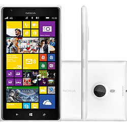 Smartphone Nokia Lumia 1520 Desbloqueado Windows Phone Tela 6" 4G Wi-Fi Câmera 20MP 32GB - Branco é bom? Vale a pena?