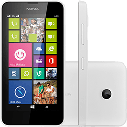 Smartphone Nokia Lumia 630 Windows 8.1 Tela 4.5" 8GB 3G Wi Fi Câmera 5MP GPS TV Digital - Branco é bom? Vale a pena?