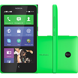 Smartphone Dual Chip Nokia X Desbloqueado Verde Nokia Platform 1.1 Conexão 3G Memória Interna 4GB é bom? Vale a pena?